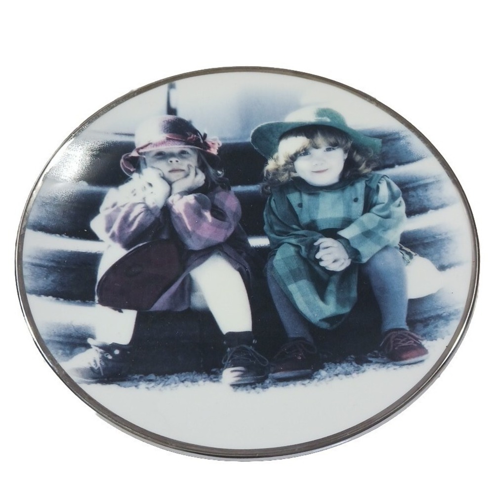 Kim Anderson "We're Two of a‎ Kind" Decorative Plate – 1996 Enesco #24771 – 6.5"